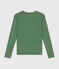 Camiseta L'ICONIQUE de algodón con cuello redondo para mujer verde PALMERAIE