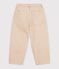 Pantal&oacute;n denim infantil con 5 bolsillos beige