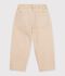 Pantal&oacute;n denim infantil con 5 bolsillos beige