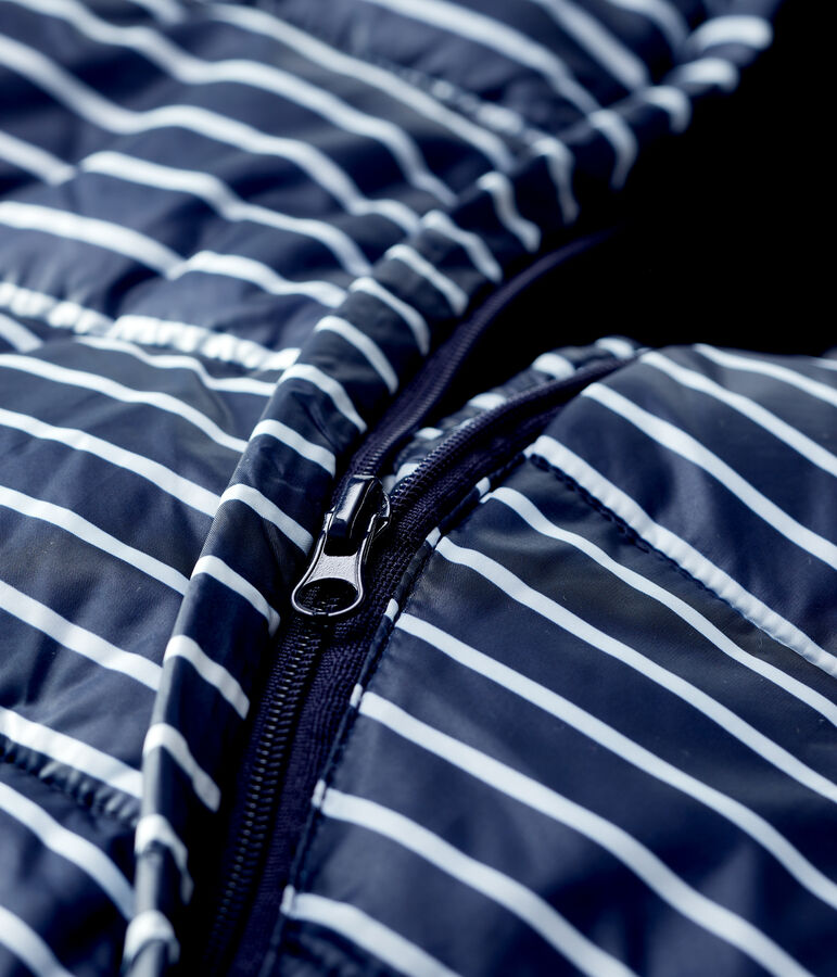 Buzo a rayas de beb&eacute; azul SMOKING/blanco MARSHMALLOW