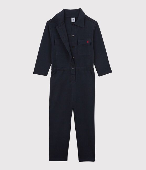 Mono de algodón estampado para niña azul SMOKING