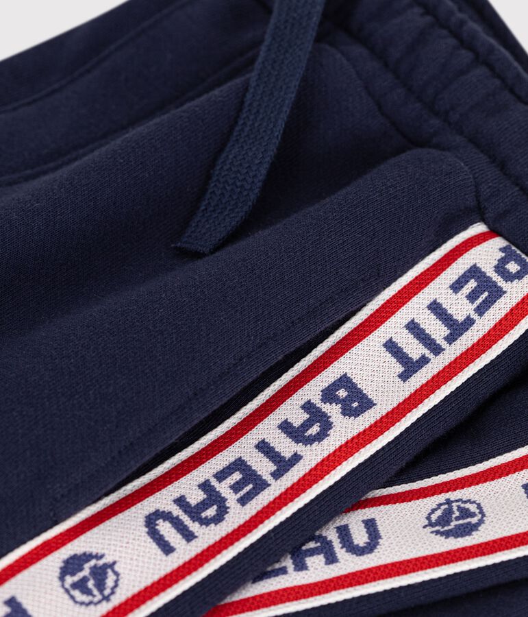 Pantal&oacute;n infantil de jogging de algod&oacute;n azul