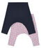 Lote sorpresa de 2 leggings para bebé niña variante 1