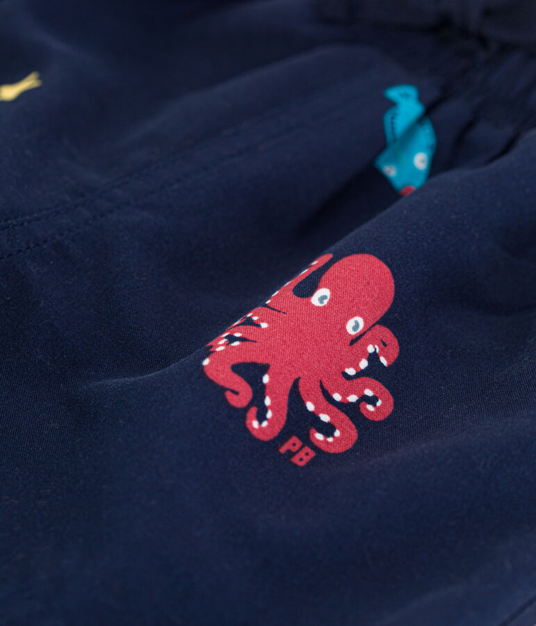 Ba&ntilde;ador de material reciclado para beb&eacute; azul/multicolor