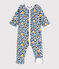 Sobrepijama de tejido polar para bebé blanco MARSHMALLOW/blanco MULTICO
