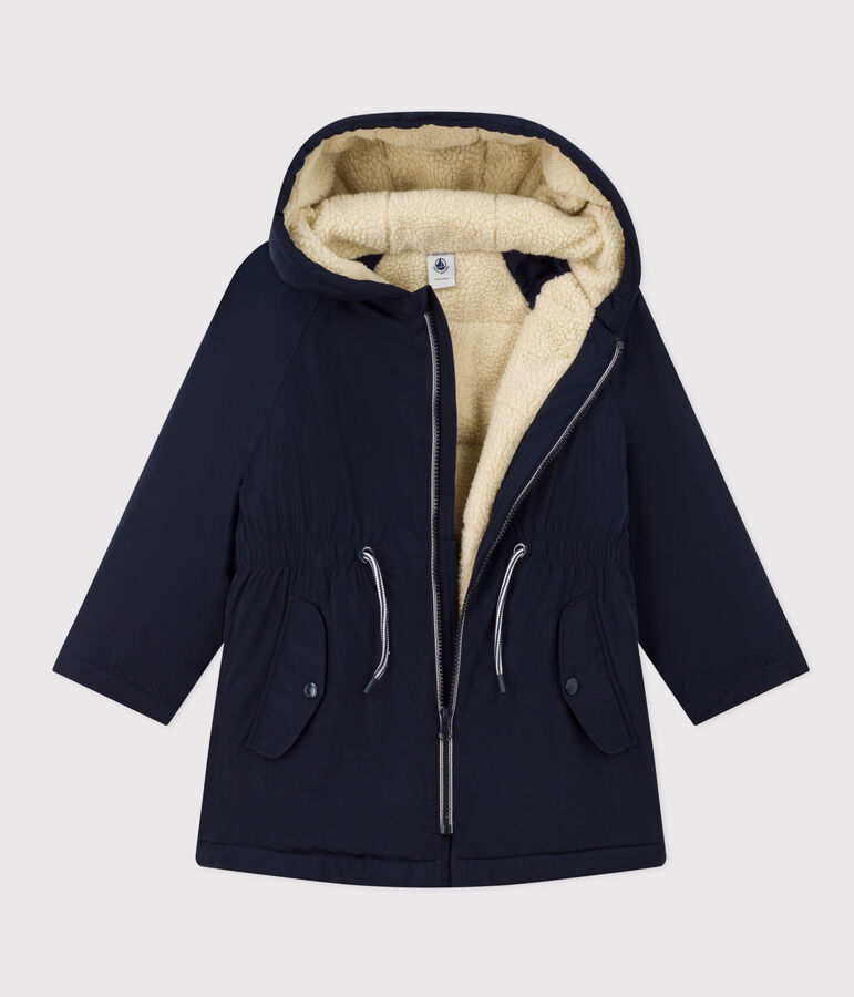 Parka de ni&ntilde;a azul