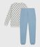 Pijama infantil de terciopelo con estampado de estrellas BELUGA/ ADRIATIC