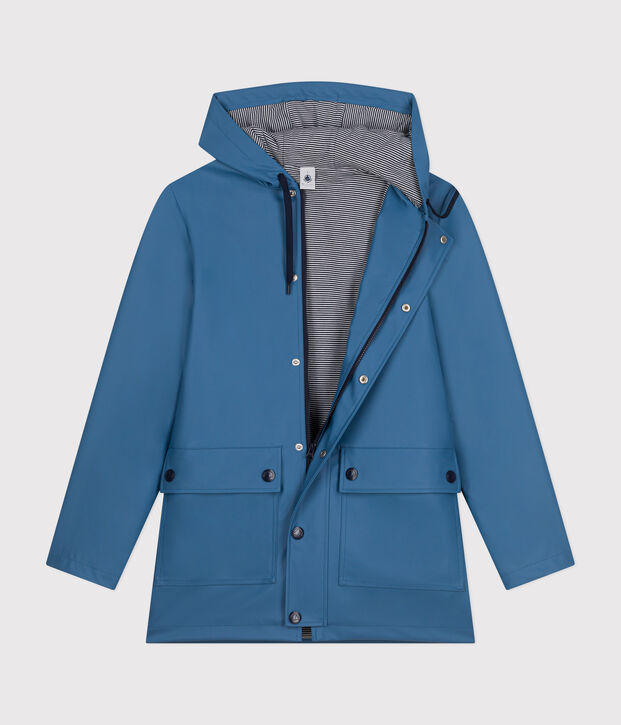 Chubasquero emblem&aacute;tico unisex azul