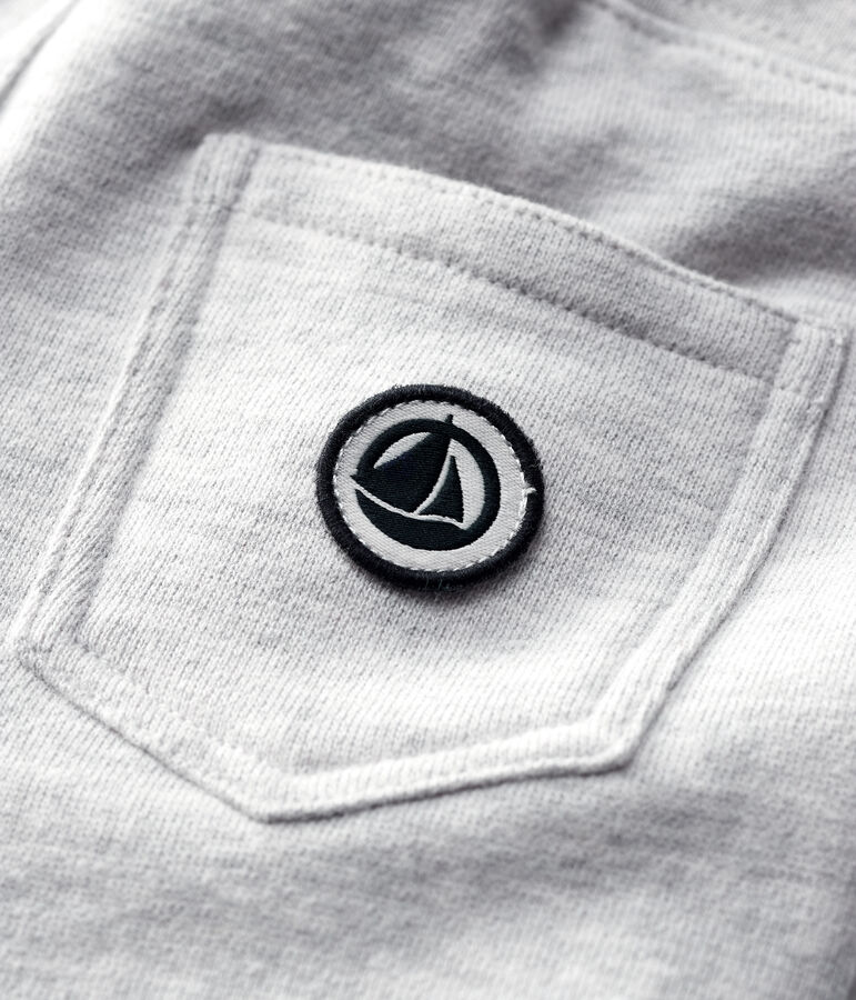 Pantal&oacute;n de mulet&oacute;n de beb&eacute;. gris