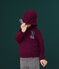 Camiseta con capucha de niño violeta CEPAGE