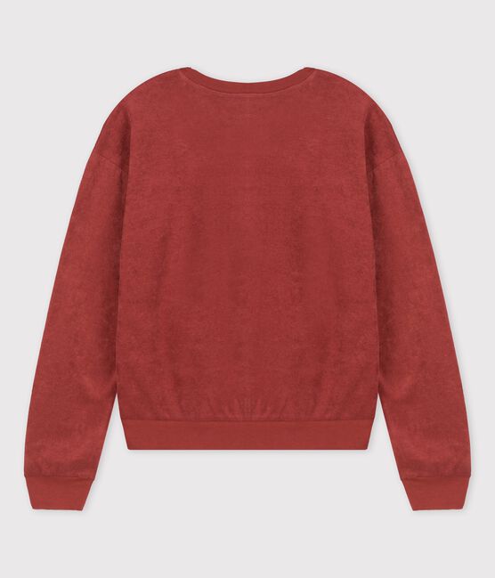Sudadera de algodón de mujer marron OMBRIE