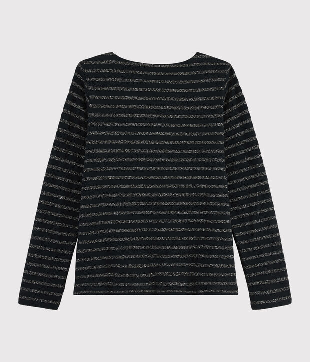 Marinera brillante para mujer negro/NOIR ARGENT BRILLANT