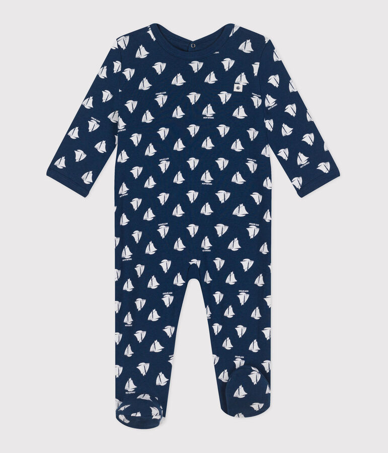 Dors bien en coton b&eacute;b&eacute; azul/blanco