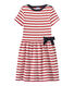 Vestido niña a rayas