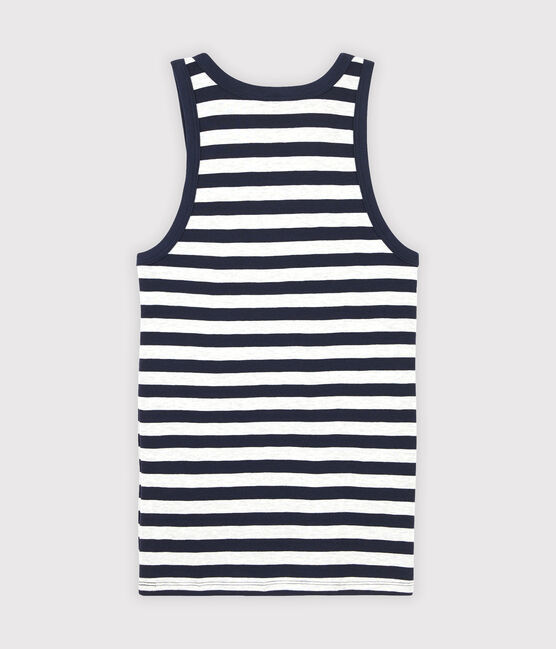 Camiseta de tirantes icónica para mujer azul SMOKING/gris BELUGA