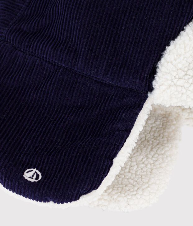 Gorro chapka infantil de terciopelo con forro de borreguito SOIR