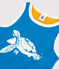 Camiseta de tirantes de punto de niño azul MYKONOS