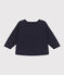Sudadera de tejido túbico acolchado para bebé azul SMOKING