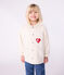 Chaqueta vaquera infantil lisa crudo MILK