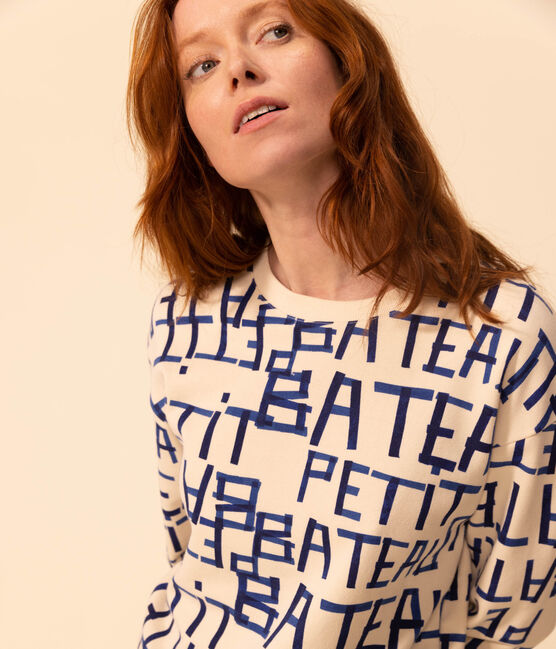 Sudadera de felpa para mujer blanco AVALANCHE/ MULTICO