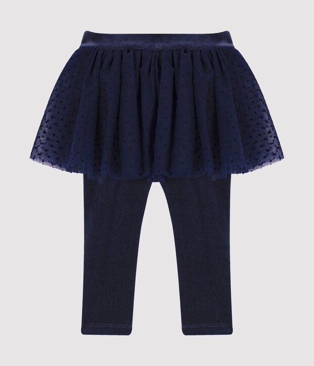 Legging para beb&eacute; con falda de tul SMOKING