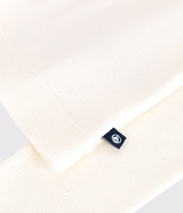 Camiseta Ic&oacute;nica de manga larga de lana y algod&oacute;n para mujer MILK