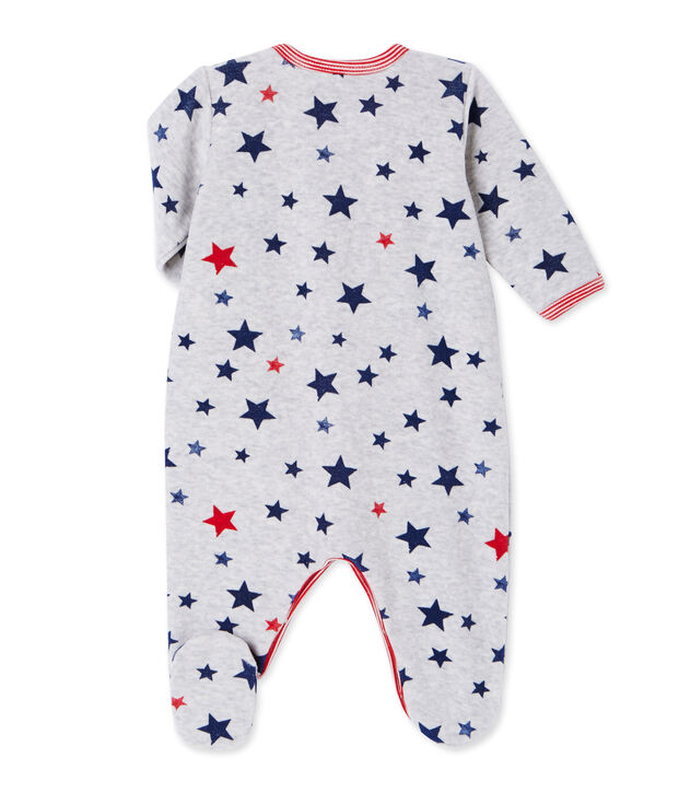 Pijama estampado para beb&eacute; ni&ntilde;o gris/multicolor