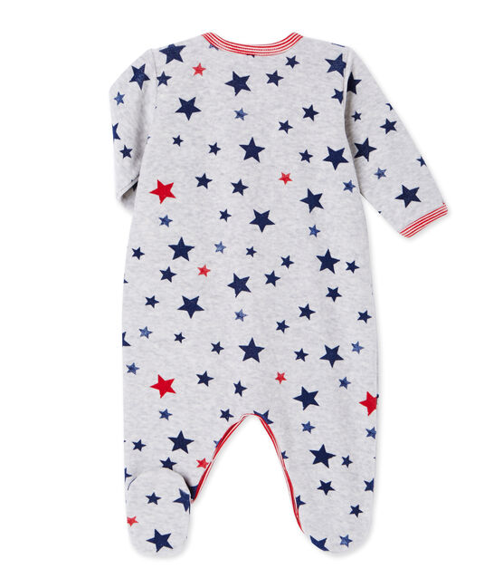Pijama estampado para bebé niño gris BELUGA/blanco MULTICO