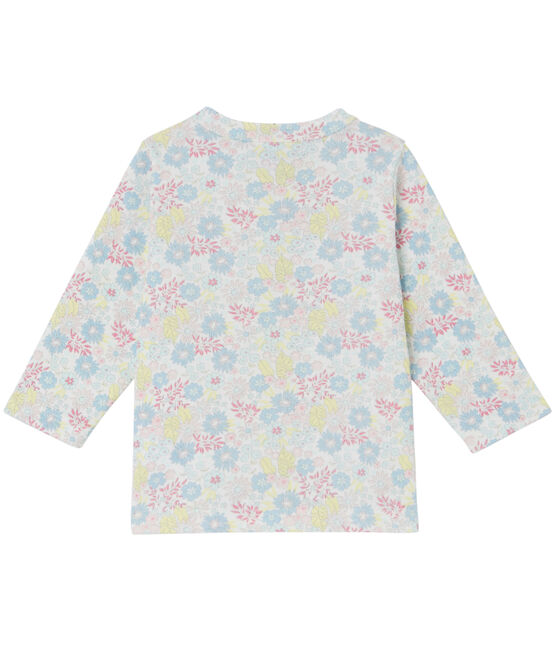 Cárdigan estampado para bebé niña blanco ECUME/blanco MULTICO