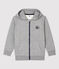 Sudadera con capucha de niña/niño gris SUBWAY CHINE