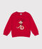 Sudadera de felpa para niño rojo CORRIDA