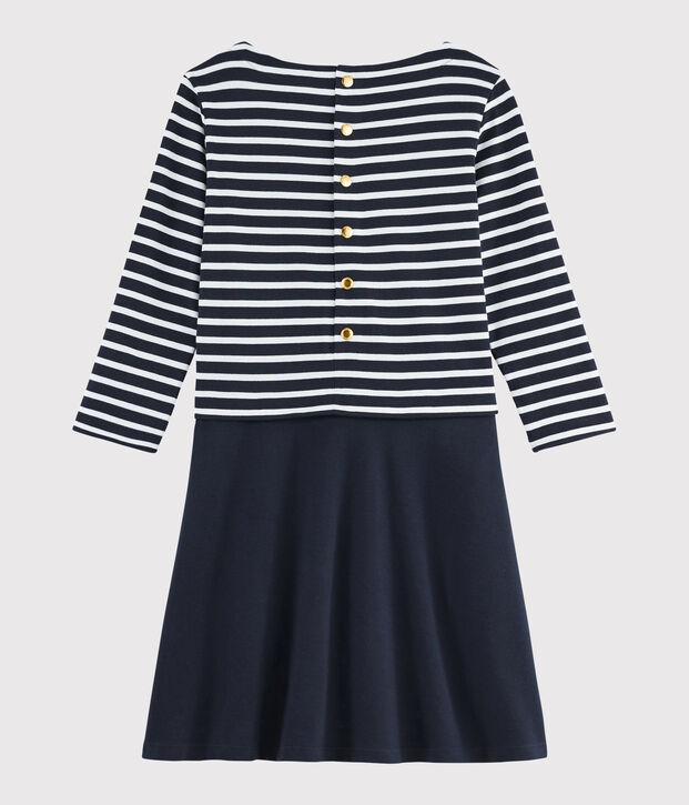 Vestido marinero para mujer azul/blanco