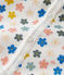 Pelele corto fosforescente de algodón de bebé blanco MARSHMALLOW/blanco MULTICO