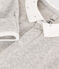 Pijama de terciopelo para bebé gris BELUGA CHINE