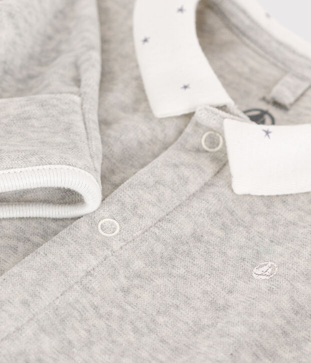 Pijama de terciopelo para beb&eacute; BELUGA CHINE