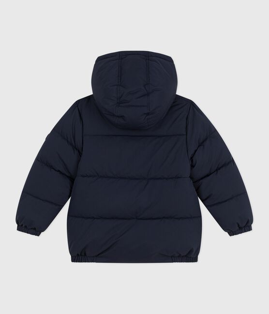 Plumífero infantil liso azul SMOKING