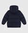 Plumífero infantil liso azul SMOKING