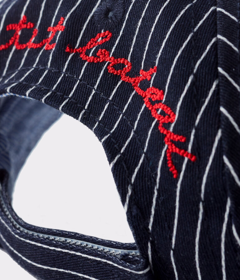 Gorra beb&eacute; mixta azul SMOKING/blanco MARSHMALLOW