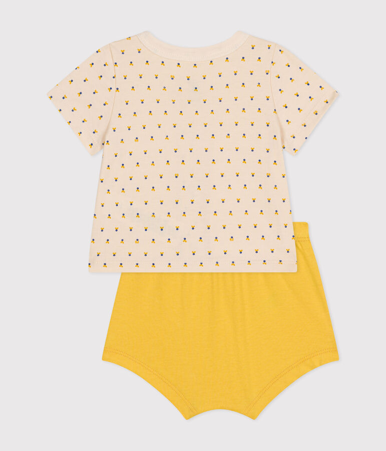 Conjunto de 2 piezas de jersey ligero para beb&eacute; crudo/multicolor