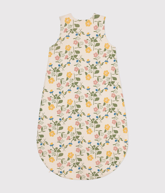 Saco de algodón con flores TOG 2 para bebé blanco AVALANCHE/ MULTICO