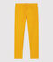 Pantalón slim de sarga de niño amarillo BOUDOR