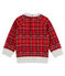 Sudadera de cuadros para bebé niño rojo TERKUIT/blanco MULTICO CN