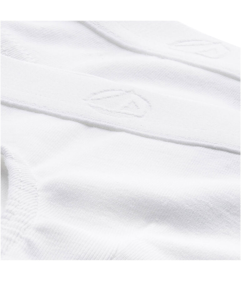 Lote de 2 slips blancos de chico multicolor