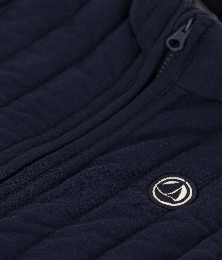 Chaleco de t&uacute;bico acolchado para beb&eacute; azul