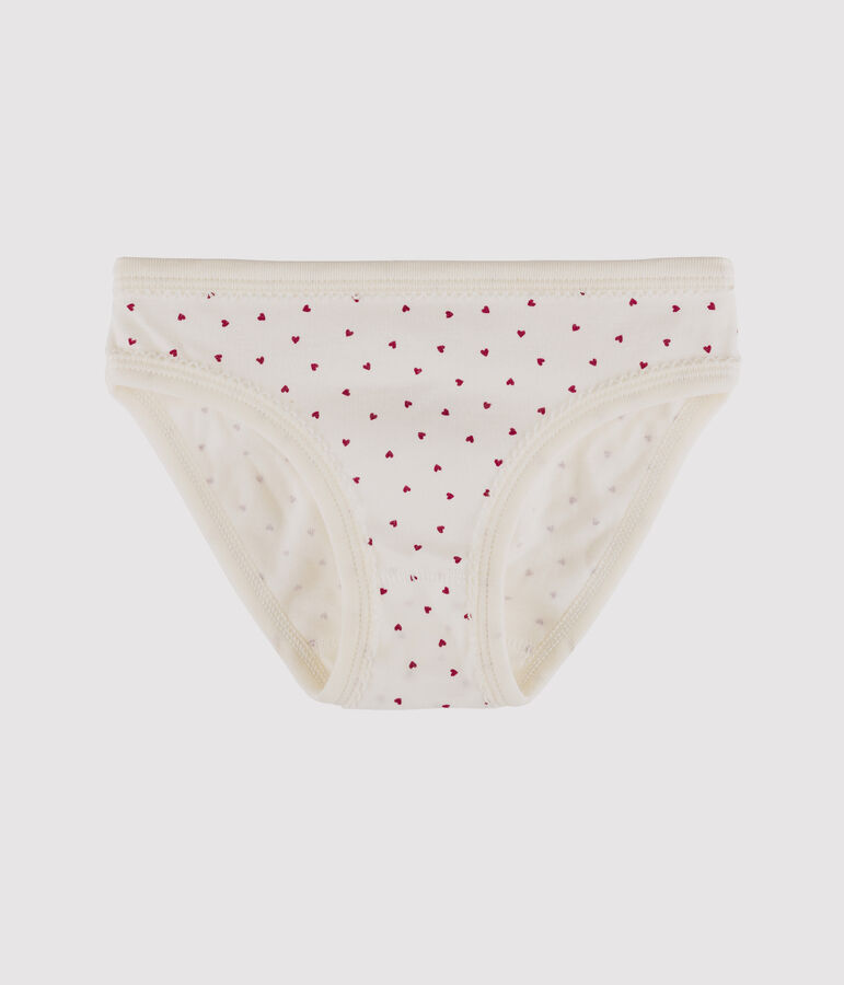 Braguita para ni&ntilde;a blanco MARSHMALLOW/rojo CLAFOUTI