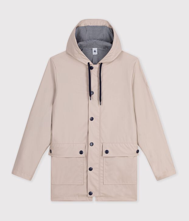 Chubasquero ic&oacute;nico unisex crudo