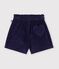 Shorts lisos de terciopelo para beb&eacute; SOIR