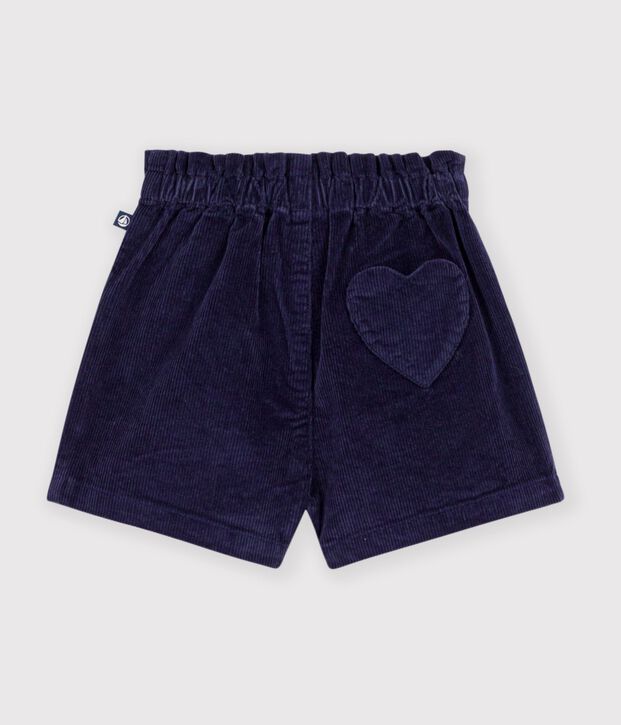 Shorts lisos de terciopelo para beb&eacute; SOIR