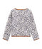 Cárdigan para niña gris BELUGA/blanco MULTICO