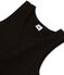 Camiseta de tirantes para mujer lisa negro NOIR